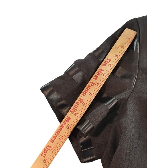 Vintage Maggy London Sheath Dress Women Sz 20 Shoulder Pads Designer Summer - Picture 5 of 8